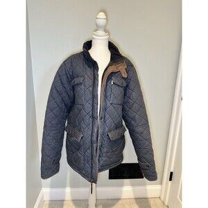 Buffalo Jackson Trading Co Navy Blue Quilted Field Jacket Circa 2013-2014